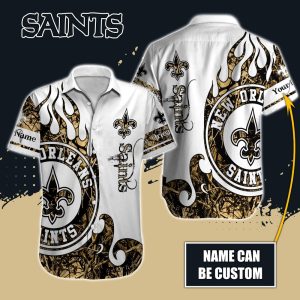 Personalized NFL New Orleans Saints Special Realtree Hunting Design Button Shirt HWS0749