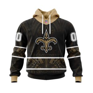Personalized NFL New Orleans Saints Specialized Native With Samoa Culture Unisex Hoodie TH1644