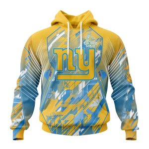 Personalized NFL New York Giants Fearless Against Childhood Cancers Unisex Hoodie TH1648