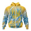 Personalized NFL New York Giants Fearless Against Childhood Cancers Unisex Zip Hoodie TZH0954