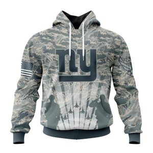 Personalized NFL New York Giants Honor US Air Force Veterans Unisex Hoodie TH1650