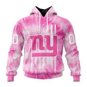 Personalized NFL New York Giants Special Pink Tie-Dye Unisex Hoodie TH1660
