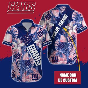 Personalized NFL New York Giants Special Tropical Fruit Hawaiian Button Shirt HWS0753