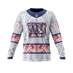 Personalized NFL New York Giants Specialized Native With Samoa Culture Unisex Sweatshirt SWS801