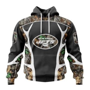 Personalized NFL New York Jets Camo Hunting Design Unisex Hoodie TH1667