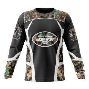 Personalized NFL New York Jets Camo Hunting Design Unisex Sweatshirt SWS804