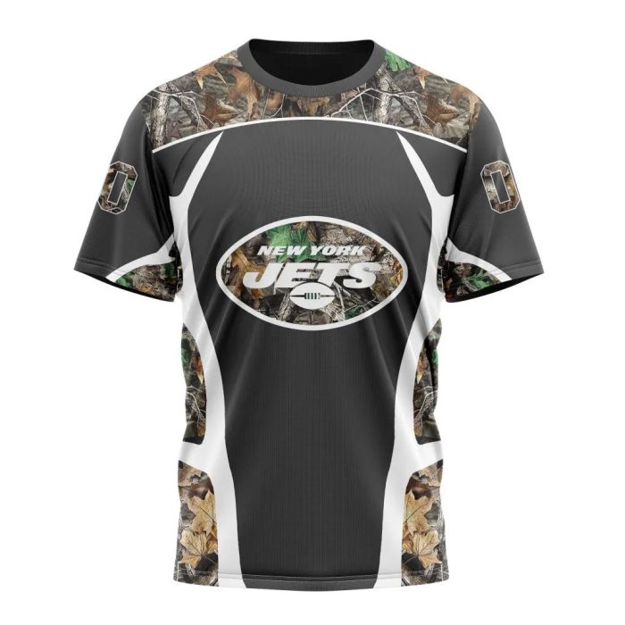 Personalized NFL New York Jets Camo Hunting Unisex Tshirt TS3521