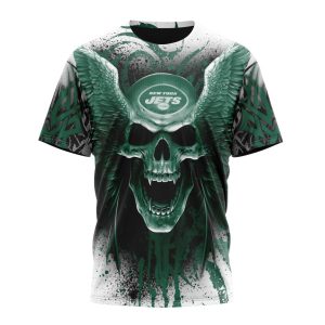 Personalized NFL New York Jets Special Kits With Skull Art Unisex Tshirt TS3531