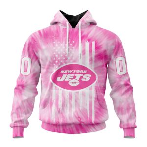 Personalized NFL New York Jets Special Pink Tie-Dye Unisex Hoodie TH1680