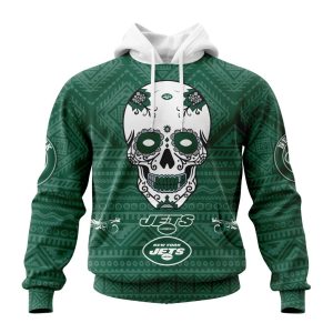 Personalized NFL New York Jets Specialized Kits For Dia De Muertos Unisex Hoodie TH1682