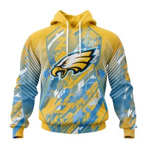 Personalized NFL Philadelphia Eagles Fearless Against Childhood Cancers Unisex Hoodie TH1688