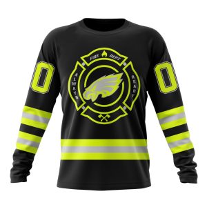 Personalized NFL Philadelphia Eagles Special FireFighter Uniform Design Unisex Sweatshirt SWS832