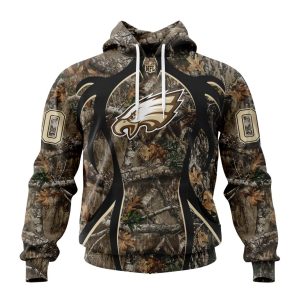 Personalized NFL Philadelphia Eagles Special Hunting Camo Unisex Hoodie TH1696