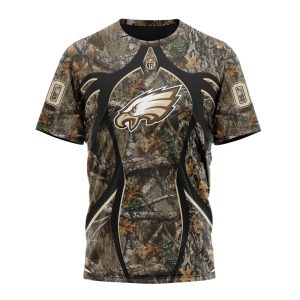 Personalized NFL Philadelphia Eagles Special Hunting Camo Unisex Tshirt TS3550