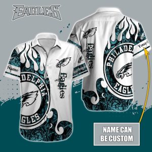 Personalized NFL Philadelphia Eagles Special Realtree Hunting Design Button Shirt HWS0758