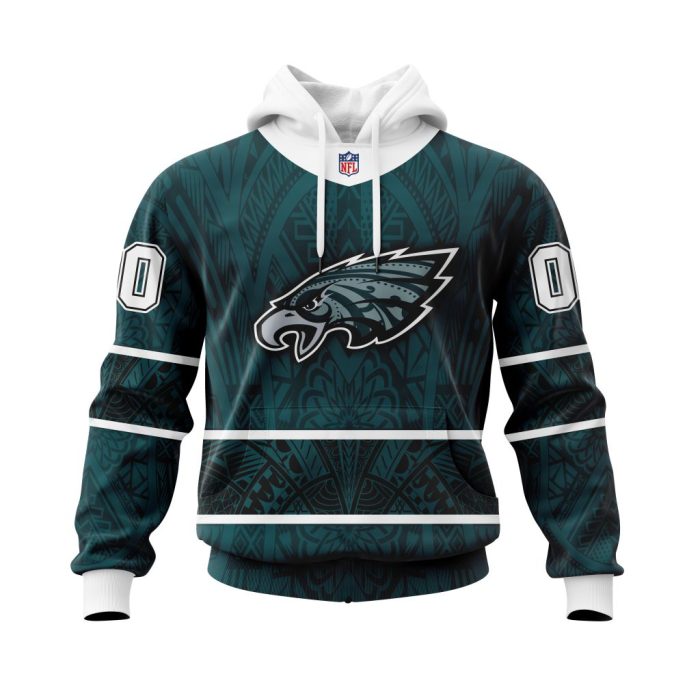 Personalized NFL Philadelphia Eagles Specialized Native With Samoa Culture Unisex Hoodie TH1704