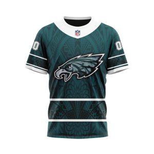 Personalized NFL Philadelphia Eagles Specialized Native With Samoa Culture Unisex Tshirt TS3558