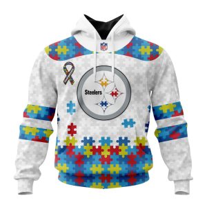 Personalized NFL Pittsburgh Steelers Autism Awareness Design Unisex Hoodie TH1706