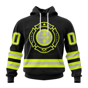 Personalized NFL Pittsburgh Steelers Special FireFighter Uniform Design Unisex Hoodie TH1715