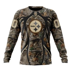 Personalized NFL Pittsburgh Steelers Special Hunting Camo Unisex Sweatshirt SWS853