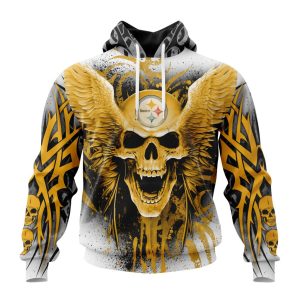 Personalized NFL Pittsburgh Steelers Special Kits With Skull Art Unisex Hoodie TH1717