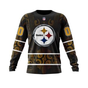 Personalized NFL Pittsburgh Steelers Specialized Native With Samoa Culture Unisex Sweatshirt SWS861