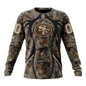 Personalized NFL San Francisco 49ers Special Hunting Camo Unisex Sweatshirt SWS873