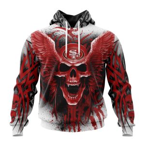 Personalized NFL San Francisco 49ers Special Kits With Skull Art Unisex Hoodie TH1737