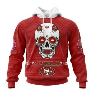 Personalized NFL San Francisco 49ers Specialized Kits For Dia De Muertos Unisex Hoodie TH1742