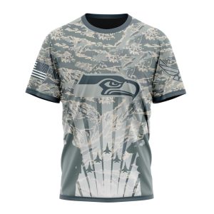 Personalized NFL Seattle Seahawks Honor US Air Force Veterans Unisex Tshirt TS3604