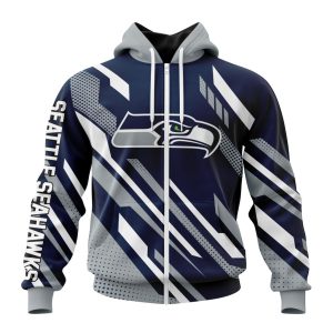 Personalized NFL Seattle Seahawks Special MotoCross Concept Unisex Zip Hoodie TZH1064