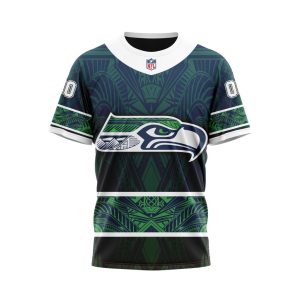 Personalized NFL Seattle Seahawks Specialized Native With Samoa Culture Unisex Tshirt TS3617