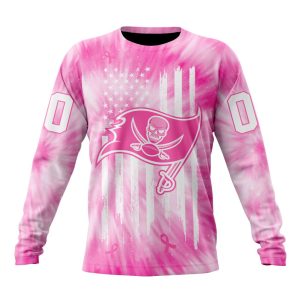 Personalized NFL Tampa Bay Buccaneers Special Pink Tie-Dye Unisex Sweatshirt SWS916