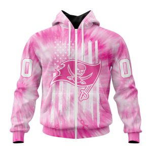 Personalized NFL Tampa Bay Buccaneers Special Pink Tie-Dye Unisex Zip Hoodie TZH1085