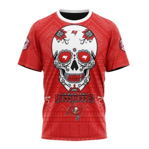 Personalized NFL Tampa Bay Buccaneers Specialized Kits For Dia De Muertos Unisex Tshirt TS3635