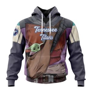 Personalized NFL Tennessee Titans Specialized Mandalorian And Baby Yoda Unisex Hoodie TH1802