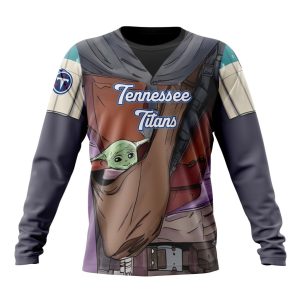 Personalized NFL Tennessee Titans Specialized Mandalorian And Baby Yoda Unisex Sweatshirt SWS939