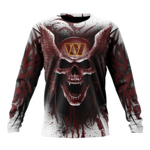 Personalized NFL Washington Commanders Special Kits With Skull Art Unisex Sweatshirt SWS952