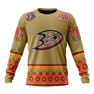 Personalized NHL Anaheim Ducks Jersey Hockey For All Diwali Festival Unisex Sweatshirt SWS1867
