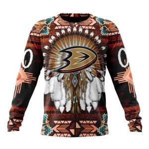 Personalized NHL Anaheim Ducks Special Native Costume Design Unisex Sweatshirt SWS1883