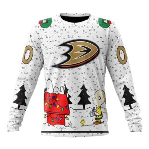 Personalized NHL Anaheim Ducks Special Peanuts Design Unisex Sweatshirt SWS1886