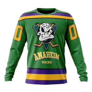Personalized NHL Anaheim Ducks Specialized Design X The Mighty Ducks Unisex Sweatshirt SWS1897