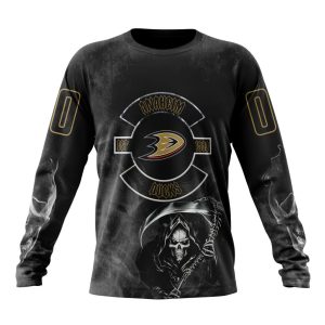 Personalized NHL Anaheim Ducks Specialized Kits For Rock Night Unisex Sweatshirt SWS1901