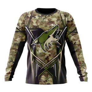 Personalized NHL Arizona Coyotes Special Camo Color Design Unisex Sweatshirt SWS1930