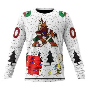 Personalized NHL Arizona Coyotes Special Peanuts Design Unisex Sweatshirt SWS1943