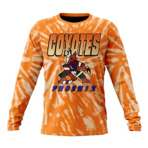 Personalized NHL Arizona Coyotes Special Retro Vintage Tie - Dye Unisex Sweatshirt SWS1946
