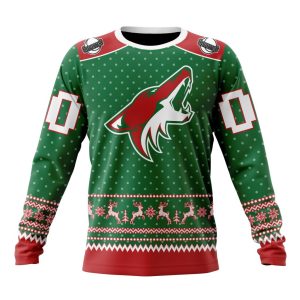 Personalized NHL Arizona Coyotes Special Ugly Christmas Unisex Sweatshirt SWS1949