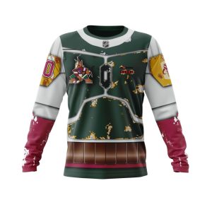 Personalized NHL Arizona Coyotes X Boba Fett's Armor Unisex Sweatshirt SWS1971