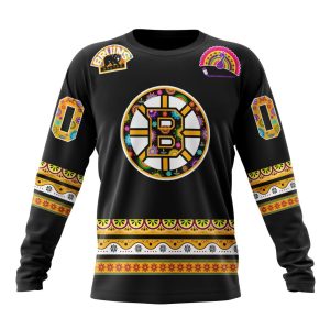 Personalized NHL Boston Bruins Jersey Hockey For All Diwali Festival Unisex Sweatshirt SWS1978