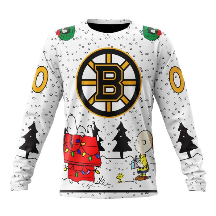 Personalized NHL Boston Bruins Special Peanuts Design Unisex Sweatshirt SWS1996